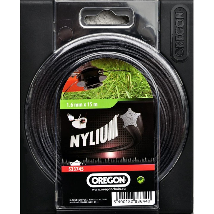 Жилка косильна Oregon Nylium starline 1.6х15м (533745)