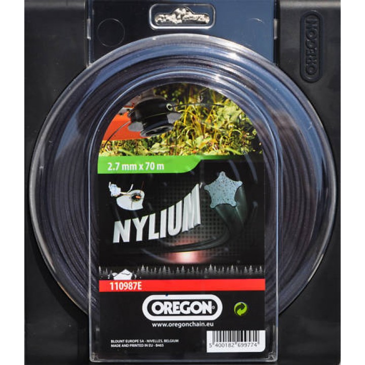 Жилка косильна Oregon Nylium 2,7 x 70 м (110987E)